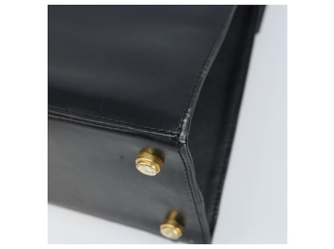 Borsa a mano Salvatore Ferragamo in pelle nera e oro Auth 173690 Nero D'oro - vista 12