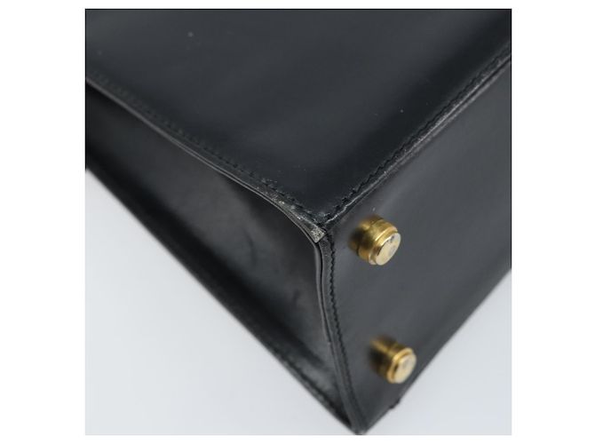 Borsa a mano Salvatore Ferragamo in pelle nera e oro Auth 173690 Nero D'oro - vista 13