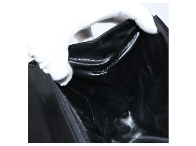 Borsa a mano Salvatore Ferragamo in pelle nera e oro Auth 173690 Nero D'oro - vista 20