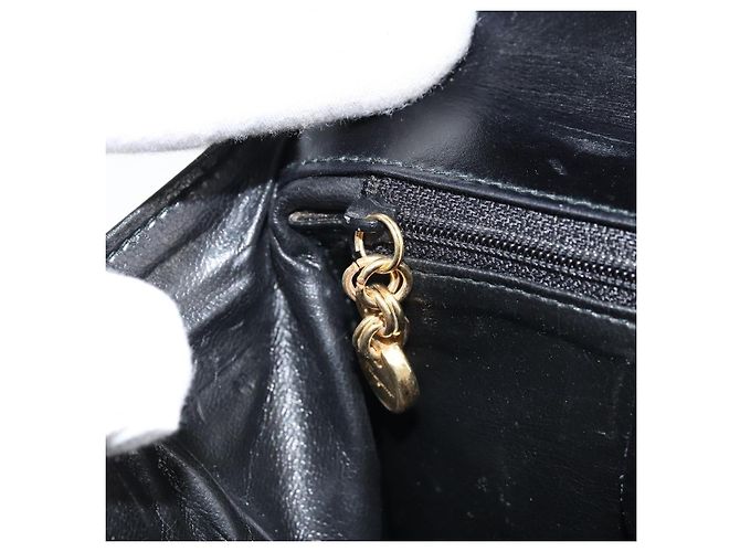 Borsa a mano Salvatore Ferragamo in pelle nera e oro Auth 173690 Nero D'oro - vista 22