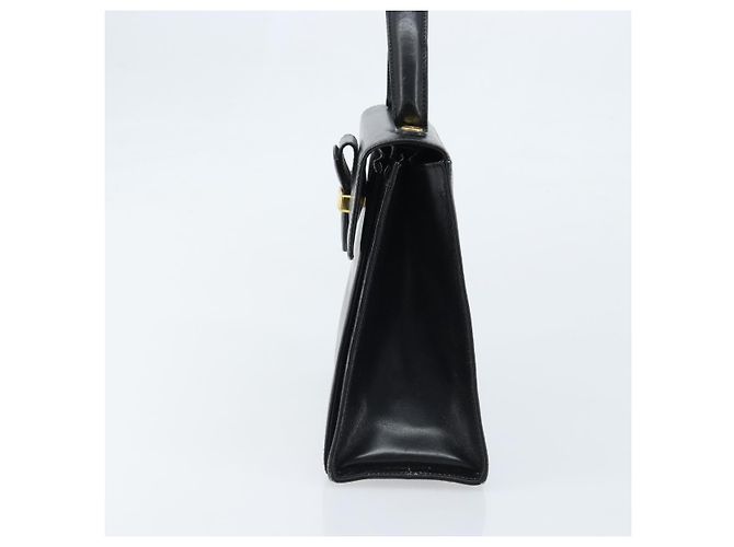 Borsa a mano Salvatore Ferragamo in pelle nera e oro Auth 173690 Nero D'oro - vista 4