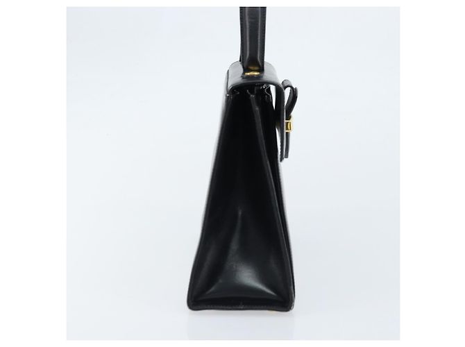 Borsa a mano Salvatore Ferragamo in pelle nera e oro Auth 173690 Nero D'oro - vista 5