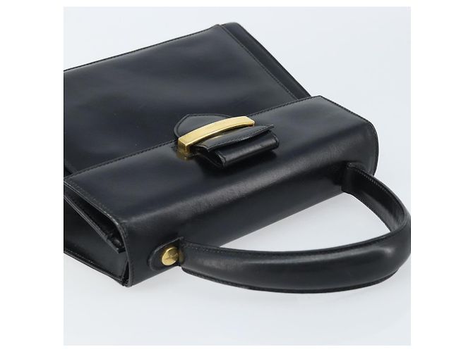Borsa a mano Salvatore Ferragamo in pelle nera e oro Auth 173690 Nero D'oro - vista 6