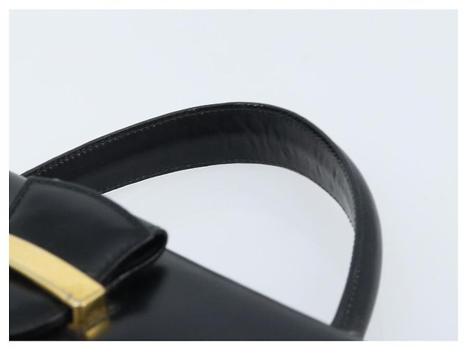 Borsa a mano Salvatore Ferragamo in pelle nera e oro Auth 173690 Nero D'oro - vista 8