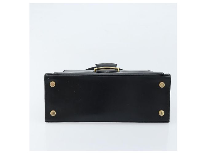 Borsa a mano Salvatore Ferragamo in pelle nera e oro Auth 173690 Nero D'oro - vista 9