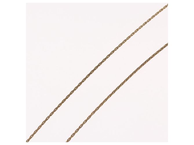 Collana Christian Dior metallo tono oro Auth BA11476 - vista 12