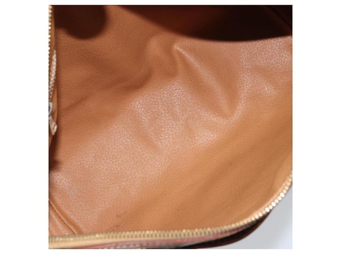 Céline Borsa a mano in tela Macadam CELINE in pelle PVC marrone oro Auth bs34013 D'oro - vista 18
