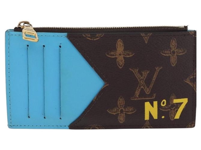 LOUIS VUITTON Tarjetero de Monedas Virgil Abloh No. 7 M81256 Auth ki6622V Monograma - vista 13