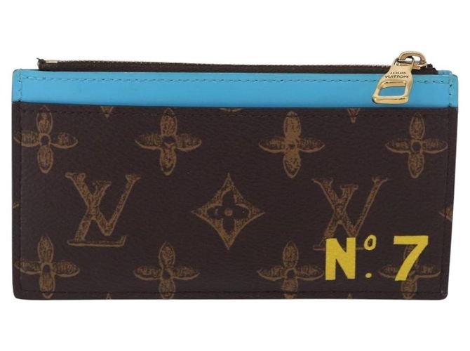LOUIS VUITTON Tarjetero de Monedas Virgil Abloh No. 7 M81256 Auth ki6622V Monograma - vista 2