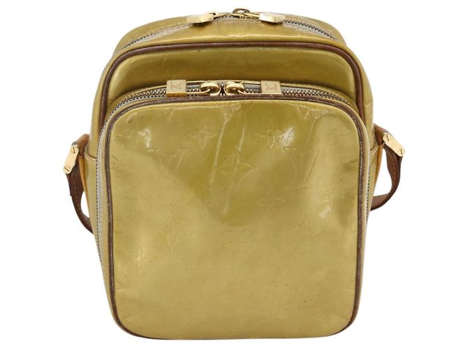 LOUIS VUITTON Borsa a spalla Wooster Monogram Vernis Grigio M91036 LV Auth 170095 - vista 13