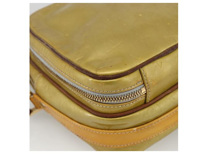 LOUIS VUITTON Borsa a spalla Wooster Monogram Vernis Grigio M91036 LV Auth 170095 - vista 15