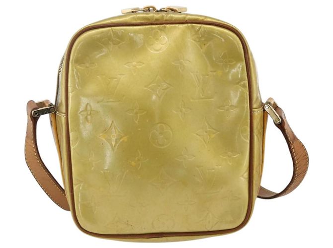 LOUIS VUITTON Borsa a spalla Wooster Monogram Vernis Grigio M91036 LV Auth 170095 - vista 2