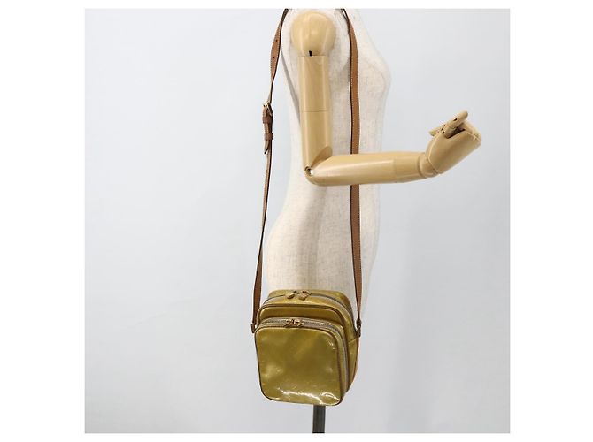 LOUIS VUITTON Borsa a spalla Wooster Monogram Vernis Grigio M91036 LV Auth 170095 - vista 21