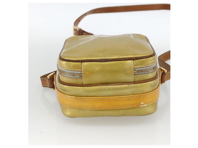 LOUIS VUITTON Borsa a spalla Wooster Monogram Vernis Grigio M91036 LV Auth 170095 - vista 5