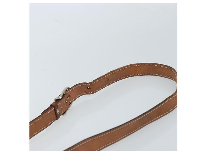 Céline Borsa a Spalla in Tela Macadam CELINE PVC Beige Oro Auth ARZ023 D'oro - vista 8