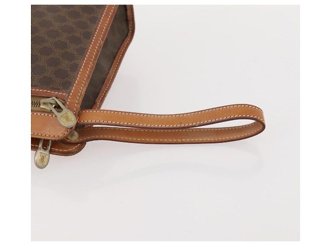 Céline Borsa a Spalla CELINE Macadam Canvas C Sulky PVC 2 Set Marrone Beige Auth 172314 - vista 15
