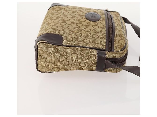 Céline Borsa a Spalla CELINE Macadam Canvas C Sulky PVC 2 Set Marrone Beige Auth 172314 - vista 4
