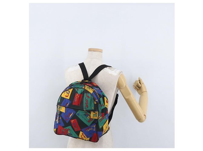 Saint Laurent Rucksack aus Nylon in Multicolor Gold Auth bs31764 Mehrfarben Golden - Ansicht 25