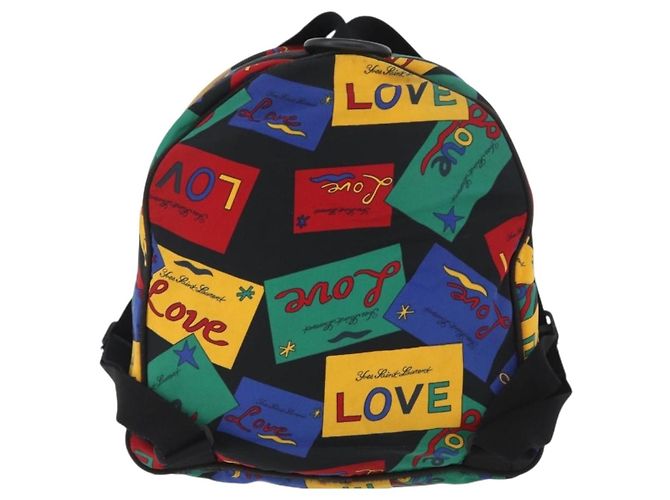 Saint Laurent Rucksack aus Nylon in Multicolor Gold Auth bs31764 Mehrfarben Golden - Ansicht 3