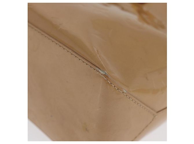 LOUIS VUITTON Borsa a Mano Monogram Vernis Reade PM Noisette M91334 LV Auth bs33919 Nocciola - vista 14