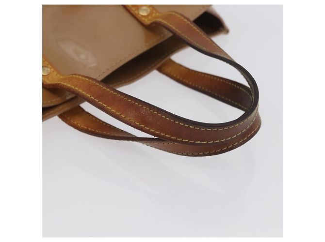 LOUIS VUITTON Borsa a Mano Monogram Vernis Reade PM Noisette M91334 LV Auth bs33919 Nocciola - vista 7