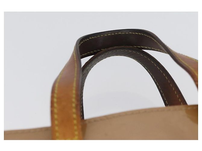 LOUIS VUITTON Borsa a Mano Monogram Vernis Reade PM Noisette M91334 LV Auth bs33919 Nocciola - vista 8