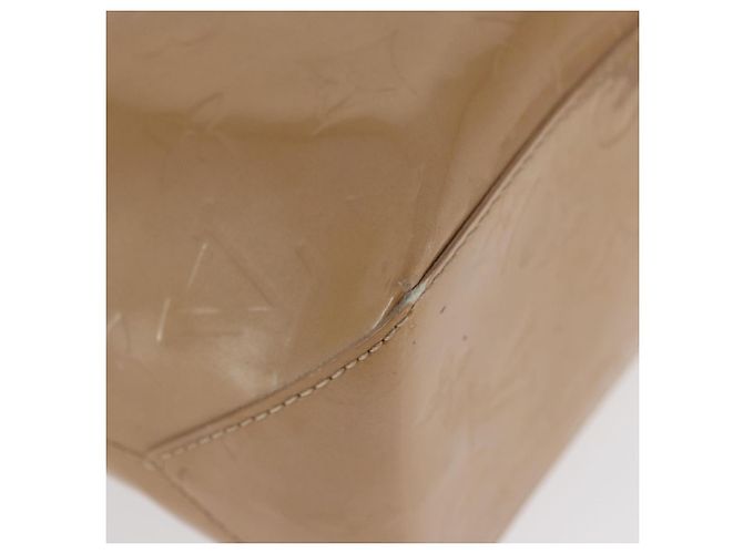 LOUIS VUITTON Borsa a Mano Monogram Vernis Reade PM Noisette M91334 LV Auth bs33919 Nocciola - vista 9