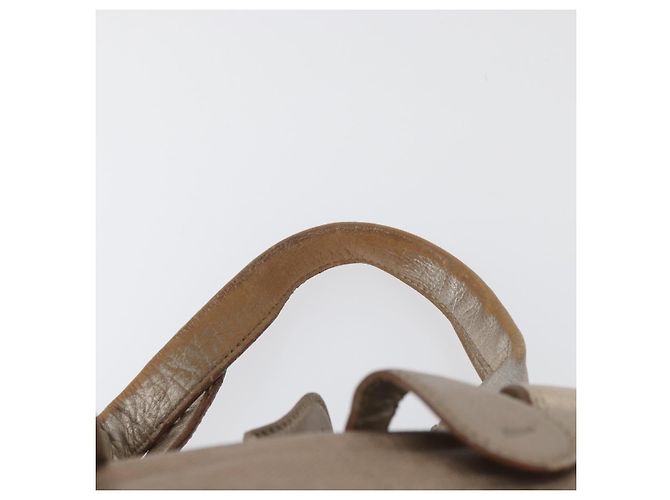 Chloé Borsa a Mano Chloe in Pelle Beige Oro Auth 174575 D'oro - vista 8