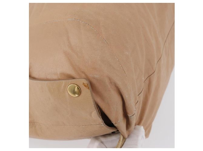 Céline Borsa a mano CELINE in pelle beige dorato Auth 174610 D'oro - vista 12