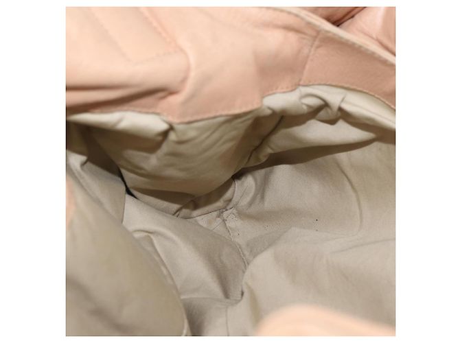 Céline Borsa a mano CELINE in pelle beige dorato Auth 174610 D'oro - vista 21