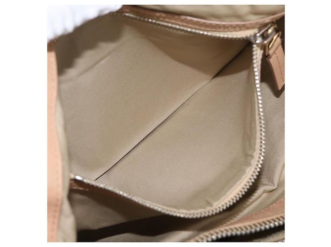 Céline Borsa a mano CELINE in pelle beige dorato Auth 174610 D'oro - vista 26