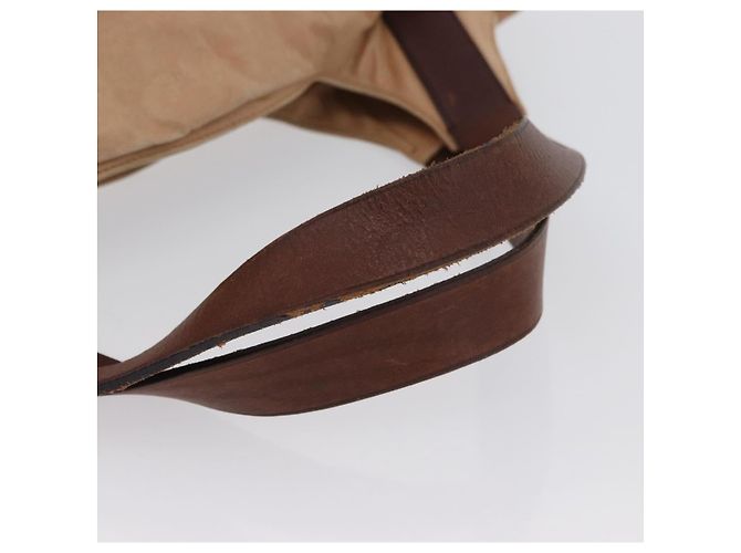 Céline Borsa a mano CELINE in pelle beige dorato Auth 174610 D'oro - vista 7