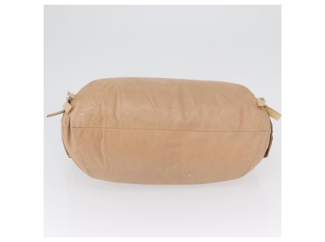 Céline Borsa a mano CELINE in pelle beige dorato Auth 174610 D'oro - vista 9