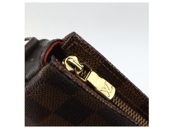 LOUIS VUITTON Make-up Tasche Damier Ebene N51982 LV Auth ARZ687A - Ansicht 10