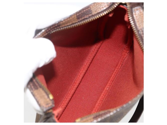 LOUIS VUITTON Make-up Tasche Damier Ebene N51982 LV Auth ARZ687A - Ansicht 11