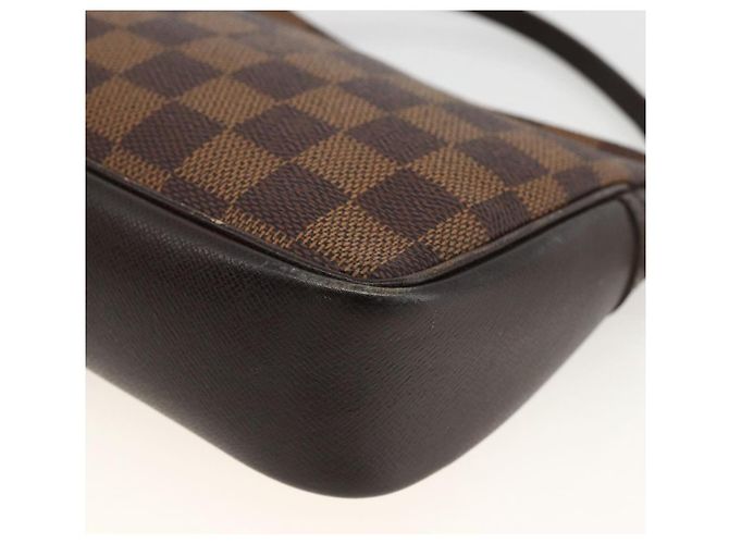 LOUIS VUITTON Make-up Tasche Damier Ebene N51982 LV Auth ARZ687A - Ansicht 16
