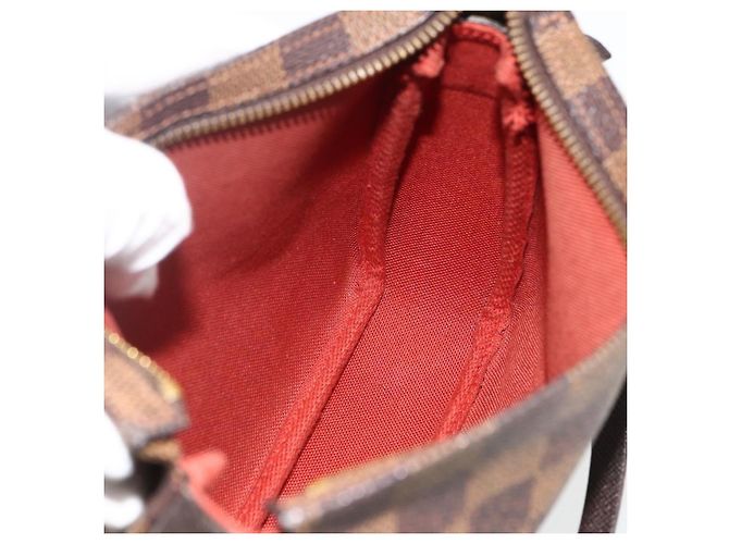 LOUIS VUITTON Make-up Tasche Damier Ebene N51982 LV Auth ARZ687A - Ansicht 19