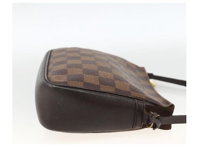 LOUIS VUITTON Make-up Tasche Damier Ebene N51982 LV Auth ARZ687A - Ansicht 4