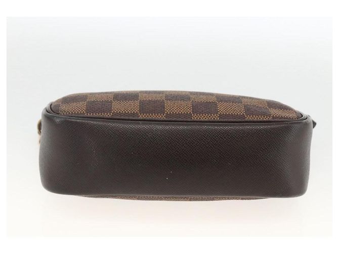 LOUIS VUITTON Make-up Tasche Damier Ebene N51982 LV Auth ARZ687A - Ansicht 5