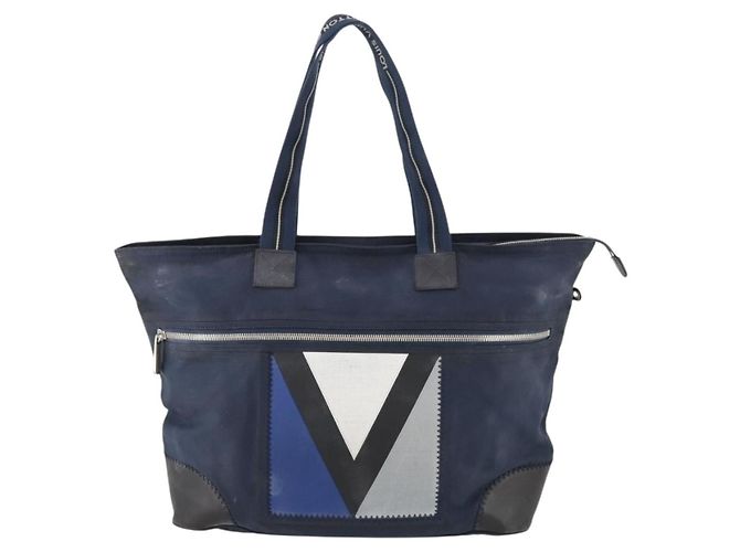 LOUIS VUITTON Borsa a Spalla LV Cup Turmantin Blu Marino M80704 LV Auth bs33843 Blu navy - vista 13
