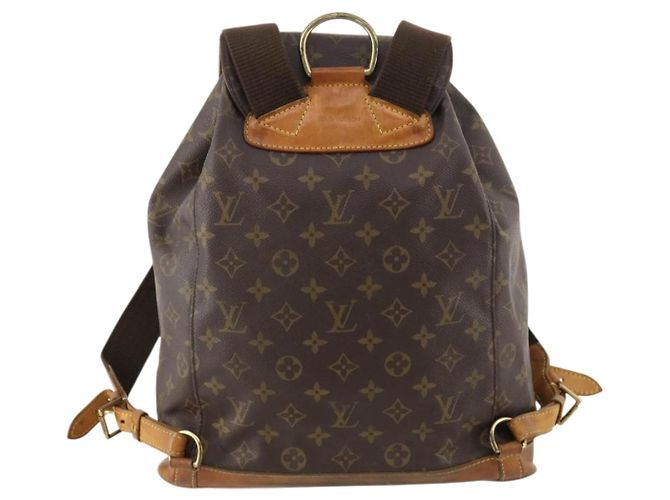 LOUIS VUITTON Monogram Montsouris GM Rucksack M51135 LV Auth 173658 Monogramm - Ansicht 2