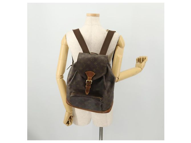 LOUIS VUITTON Monogram Montsouris GM Rucksack M51135 LV Auth 173658 Monogramm - Ansicht 28