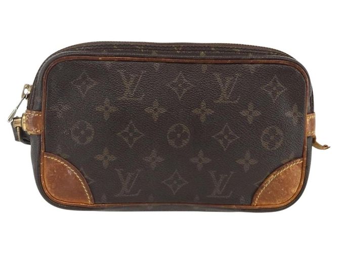 LOUIS VUITTON Clutch Marly Dragonne PM Monogramma M51827 LV Auth ka3181 - vista 13