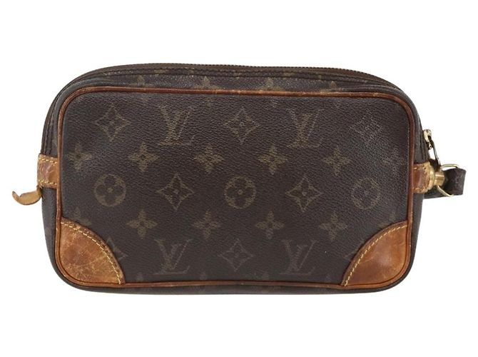 LOUIS VUITTON Clutch Marly Dragonne PM Monogramma M51827 LV Auth ka3181 - vista 2