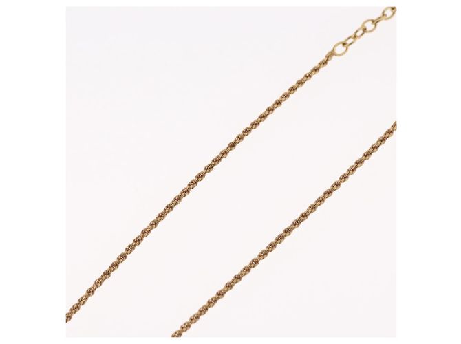 Collana Christian Dior metallo tono oro Auth BA11472 - vista 14