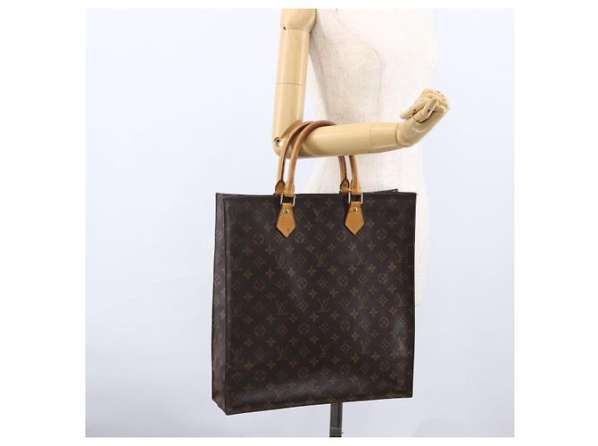LOUIS VUITTON Sac Plat Monogram M51140 LV Auth 170062 Monogramme - vue 20