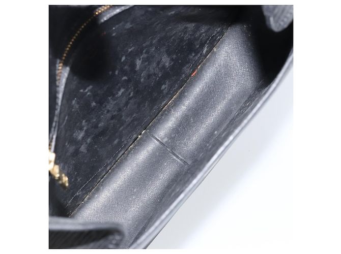 LOUIS VUITTON Borsa a Spalla Epi Saint Cloud GM Nera M52192 LV Auth ep13697 Nero - vista 10