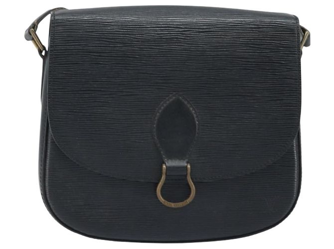 LOUIS VUITTON Borsa a Spalla Epi Saint Cloud GM Nera M52192 LV Auth ep13697 Nero - vista 13