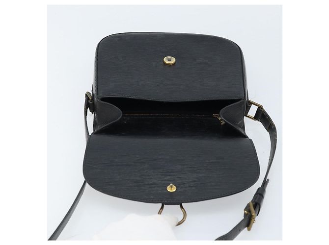 LOUIS VUITTON Borsa a Spalla Epi Saint Cloud GM Nera M52192 LV Auth ep13697 Nero - vista 19