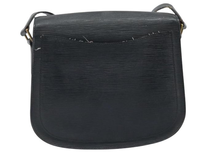 LOUIS VUITTON Borsa a Spalla Epi Saint Cloud GM Nera M52192 LV Auth ep13697 Nero - vista 2